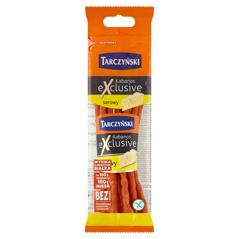 TARCZYŃSKI EXCLUSIVE Kabanosy serowe 105 g