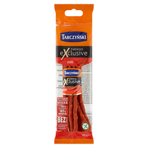 TARCZYŃSKI EXCLUSIVE Kabanosy chilli 105 g