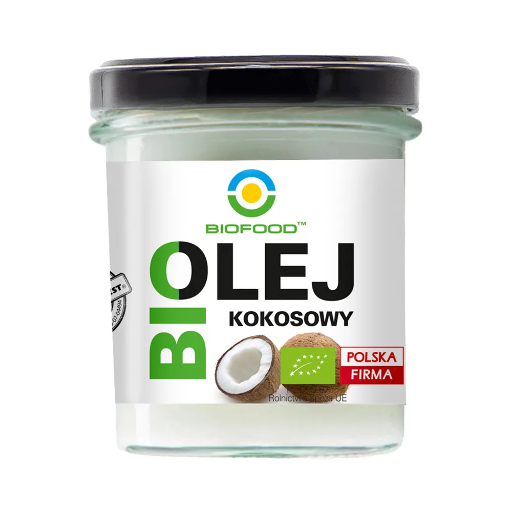 BIO FOOD Olej kokosowy rafinowany BIO 260 ml