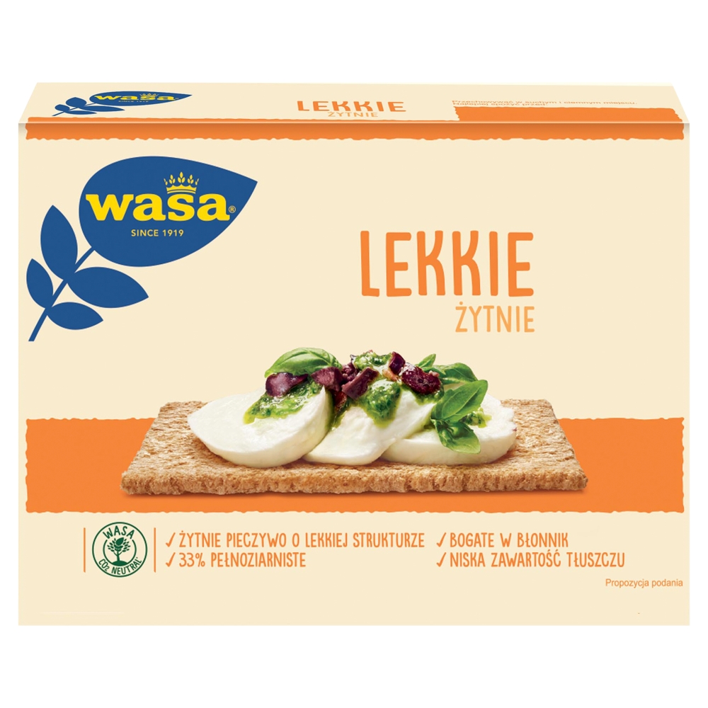 WASA Pieczywa lekkie żytnie 110 g