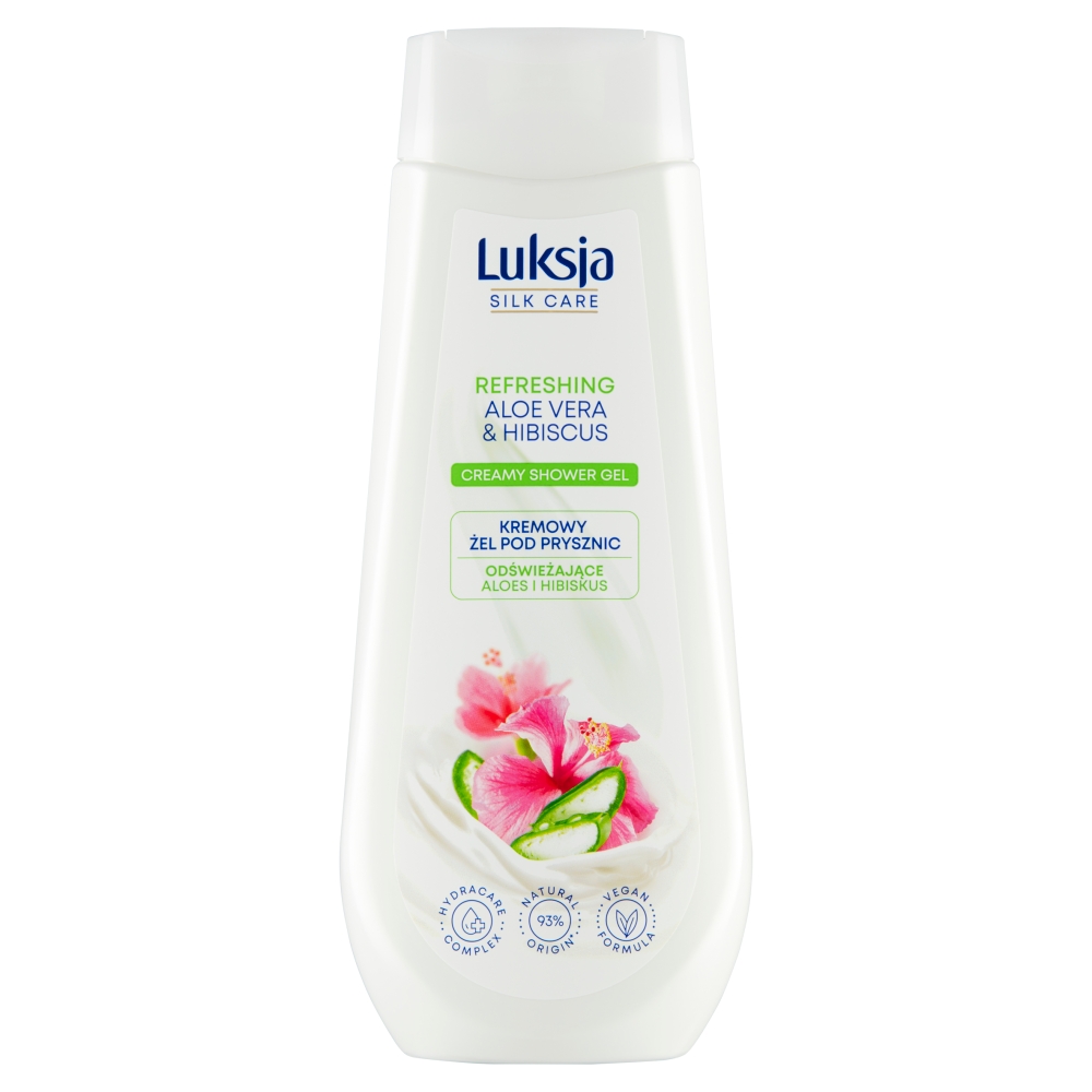 LUKSJA SILK CARE Żel pod prysznic odświeżające aloes i hibiskus 500ml