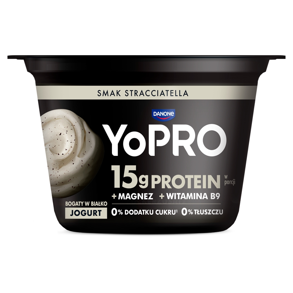 DANONE YOPRO Jogurt proteinowy o smaku stracciatella 160g