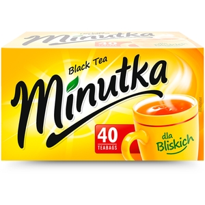 MINUTKA Herbata czarna ekspresowa 40 szt.