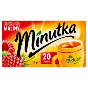 MINUTKA Herbata malinowa ekspresowa 20 szt.