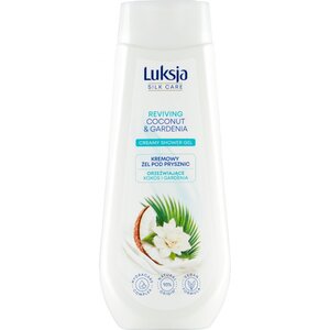 LUKSJA SILK CARE Kremowy żel pod prysznic orzeźwiające kokos i gardena 500ml