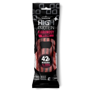 HIGH PROTEIN Kabanosy wołowe 60g