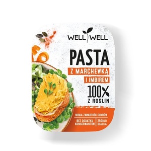 WELL WELL Pasta z pestkami dyni z marchewką i imbirem 125g