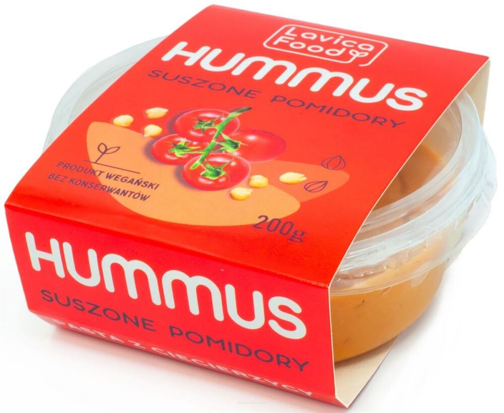 LAVICA FOOD Hummus z suszonymi pomidorami 200 g