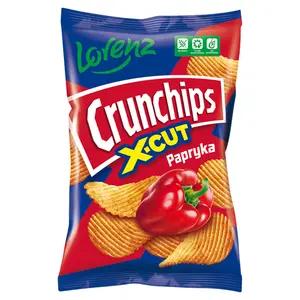 CRUNCHIPS X-CUT Chipsy ziemniaczane o smaku papryka