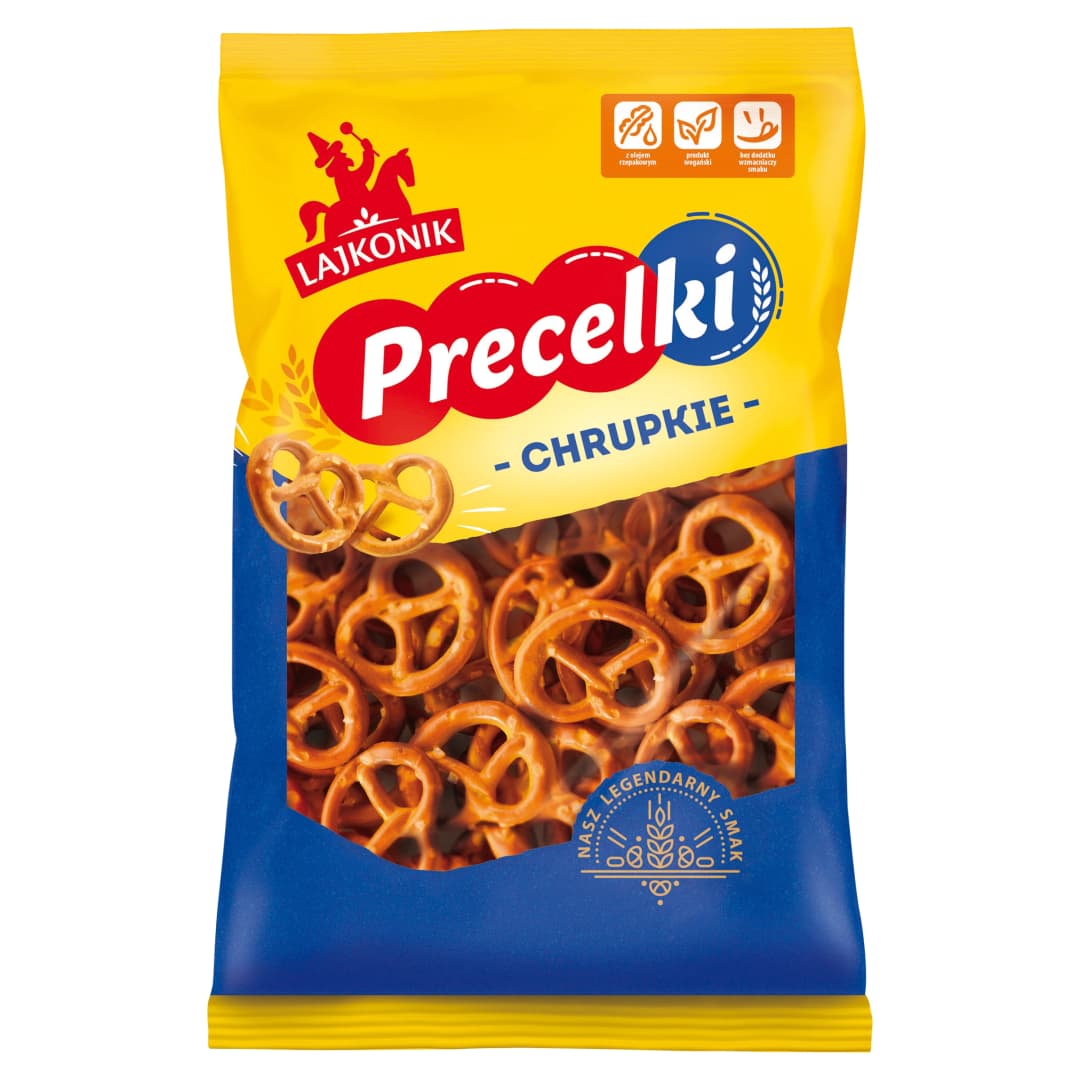 LAJKONIK Precelki chrupkie 130 g