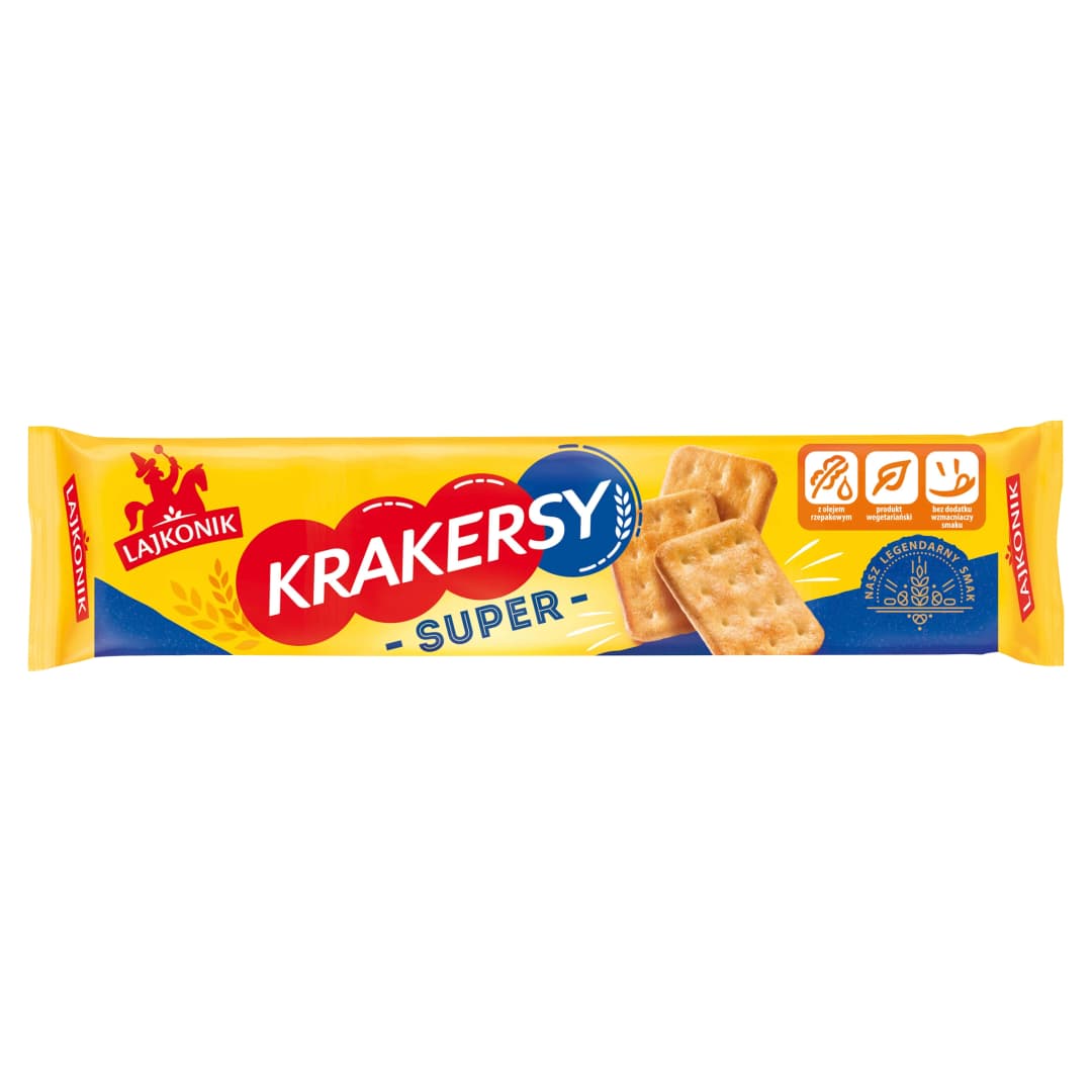 Krakersy Super Lajkonik 180g