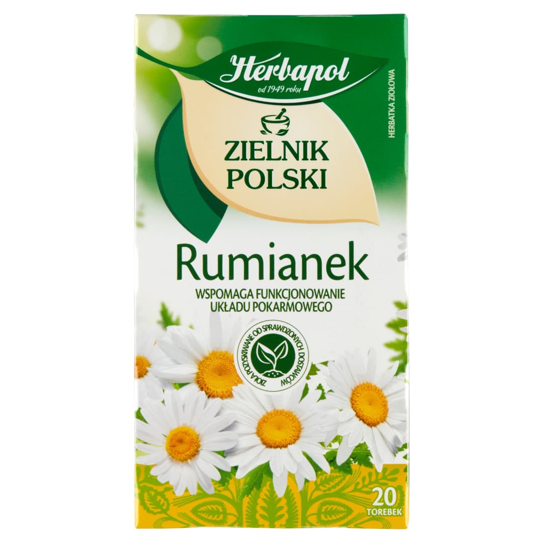 HERBAPOL ZIELNIK POLSKI Rumianek 20 szt. 30 g