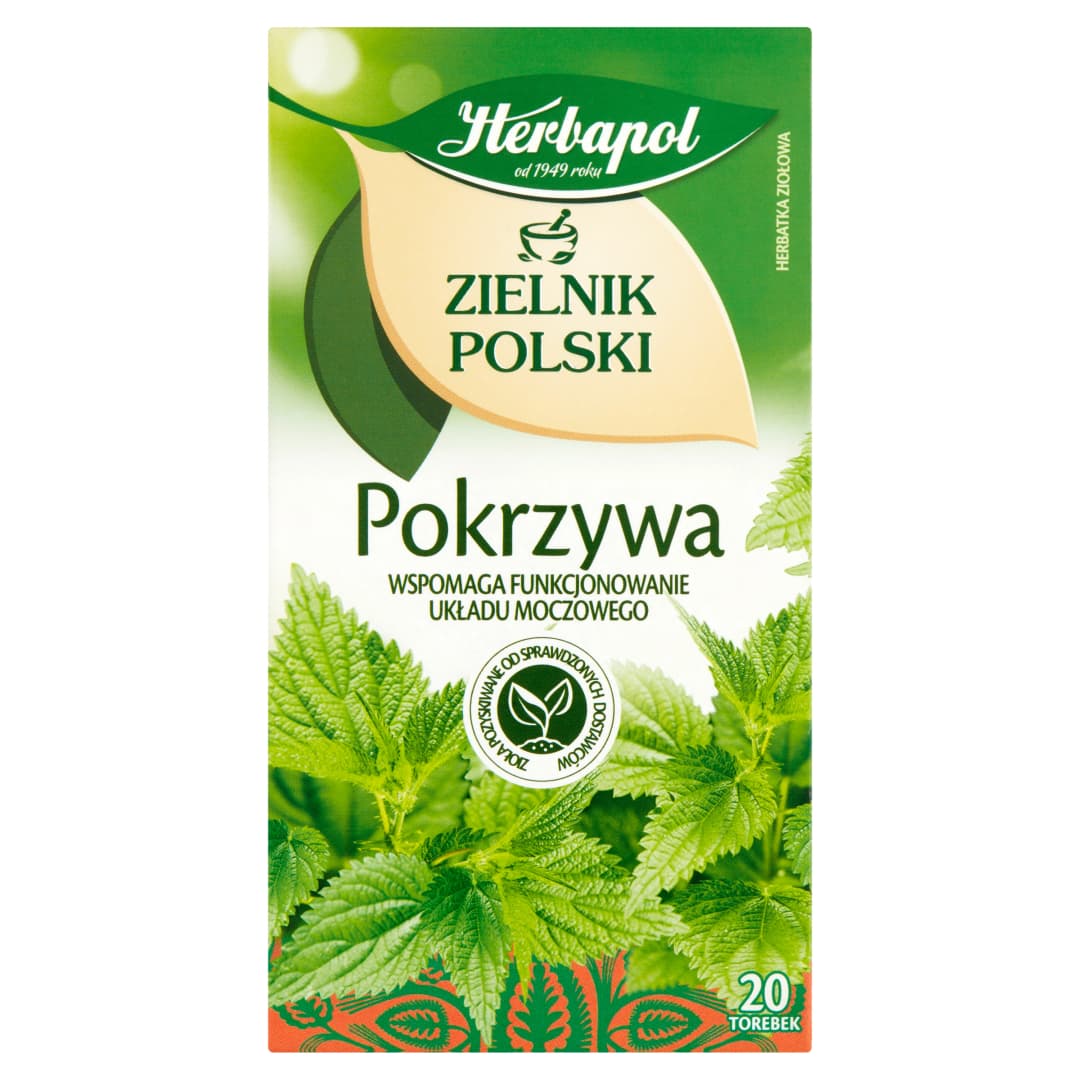 HERBAPOL ZIELNIK POLSKI Pokrzywa 20 szt. 30 g