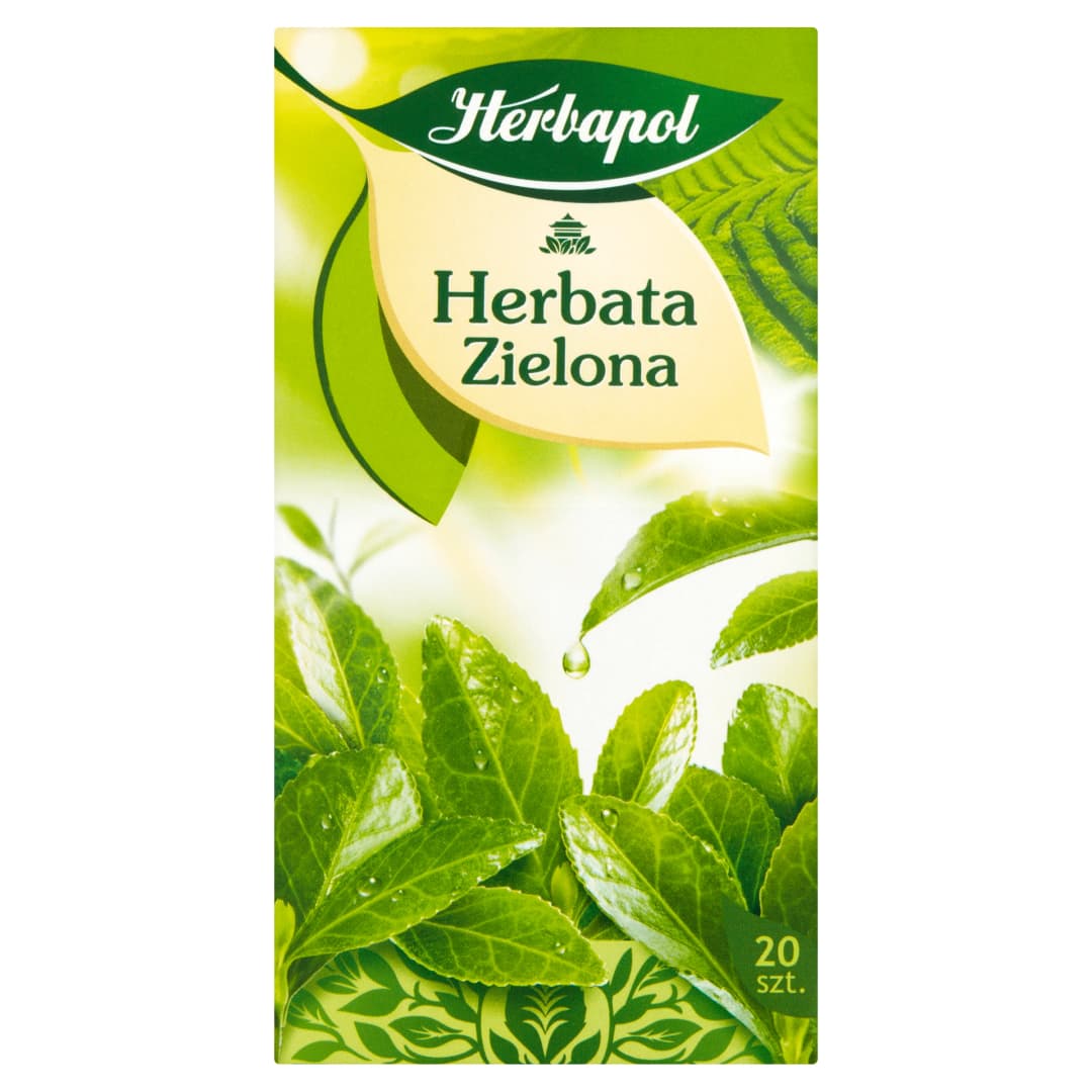 HERBAPOL Herbata ekspresowa zielona 20 szt. 40 g