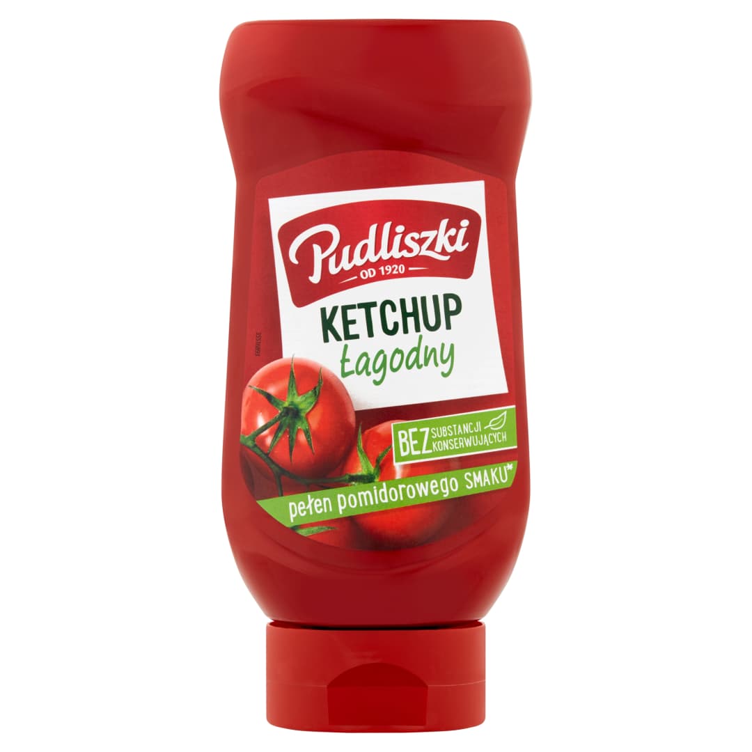 PUDLISZKI Ketchup łagodny 480 g