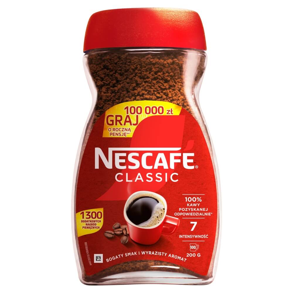 NESCAFE Kawa rozpuszczalna Classic 200 g