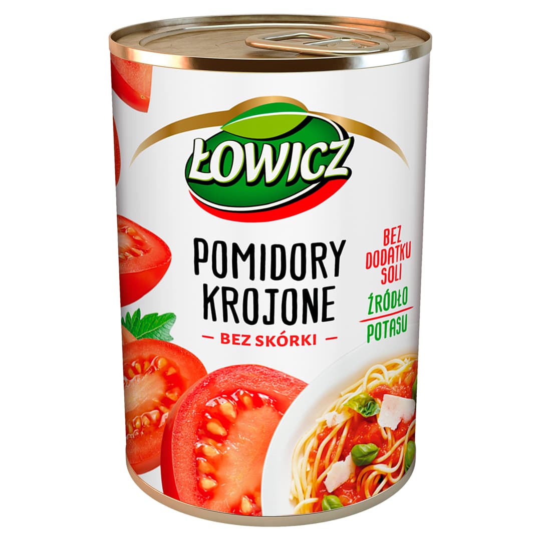 ŁOWICZ Pomidory krojone 400 g