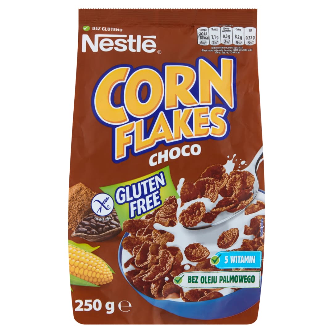 NESTLÉ Płatki Choco Corn Flakes bezglutenowe 250 g