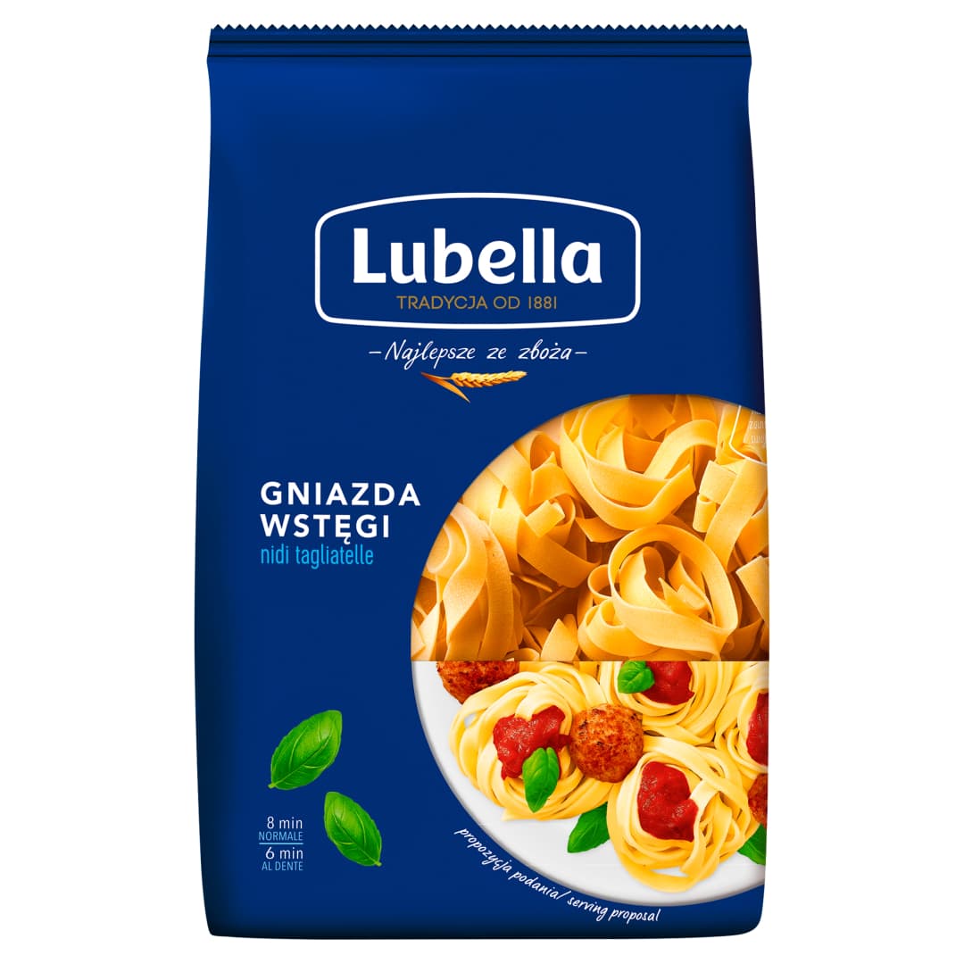 LUBELLA Makaron gniazda wstęgi 400 g