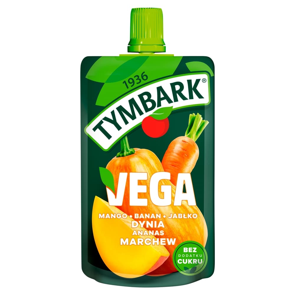 TYMBARK Mus mango banan ananas dynia marchew jabłko 100 g