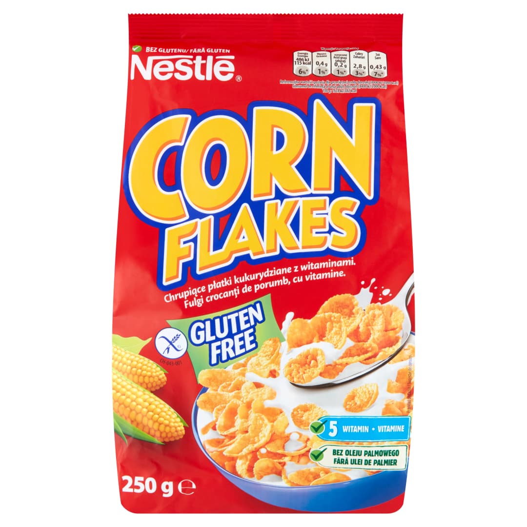 NESTLÉ Płatki kukurydziane Corn Flakes bezglutenowe 250 g