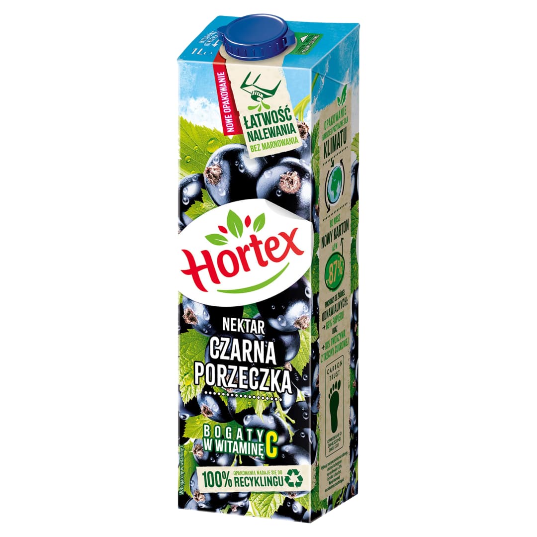 HORTEX Nektar czarna porzeczka 1000 ml