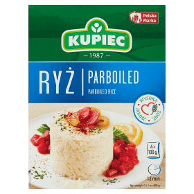 KUPIEC Ryż parboiled 4x100g 400 g