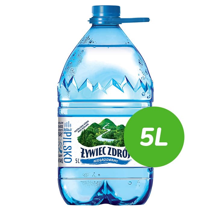 ŻYWIEC ZDRÓJ Woda źródlana niegazowana 5000 ml