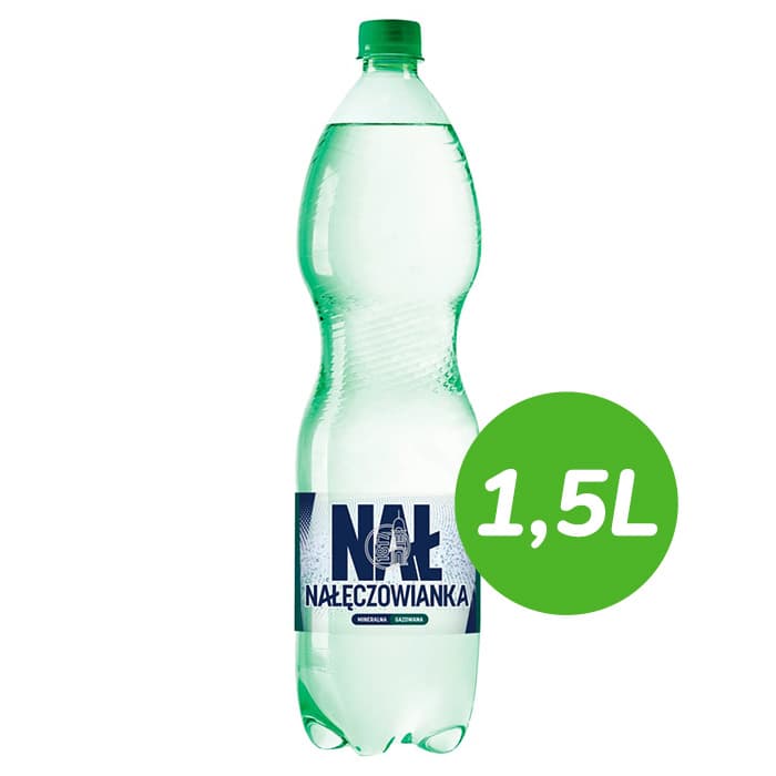 NAŁĘCZOWIANKA Woda mineralna gazowana 1500 ml