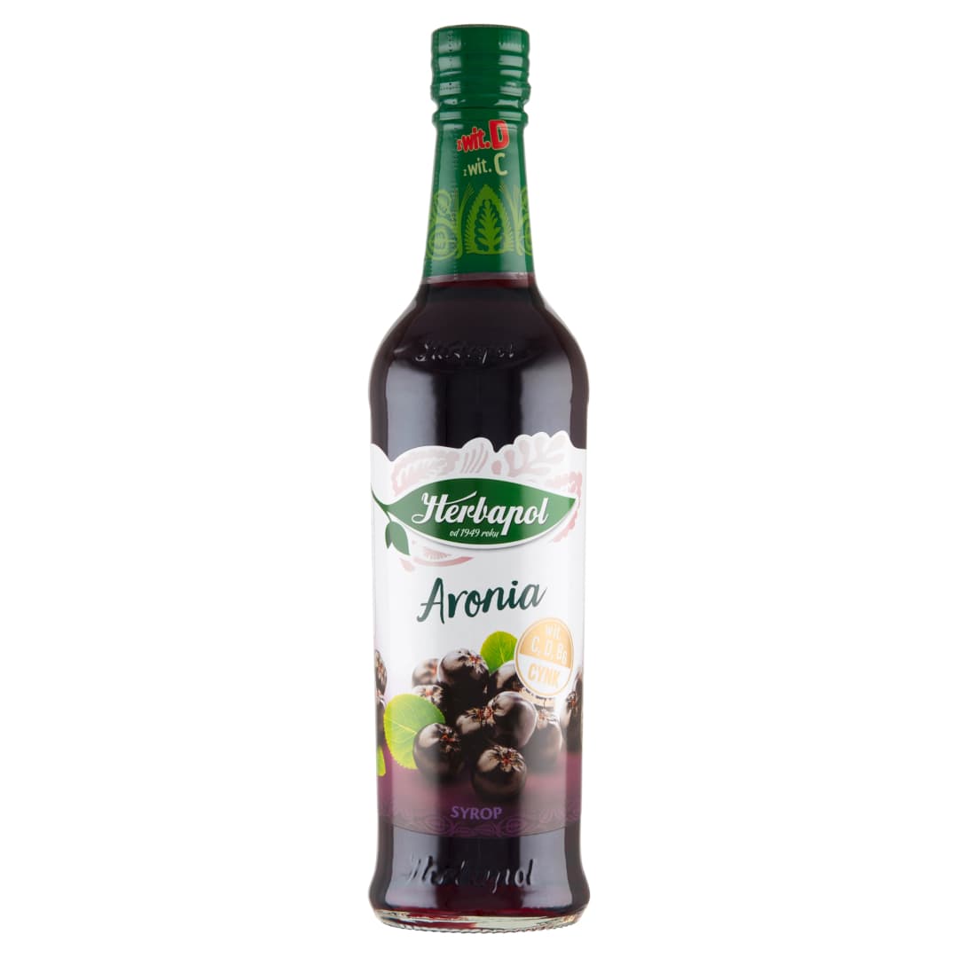 HERBAPOL Syrop o smaku aroniowym 420 ml