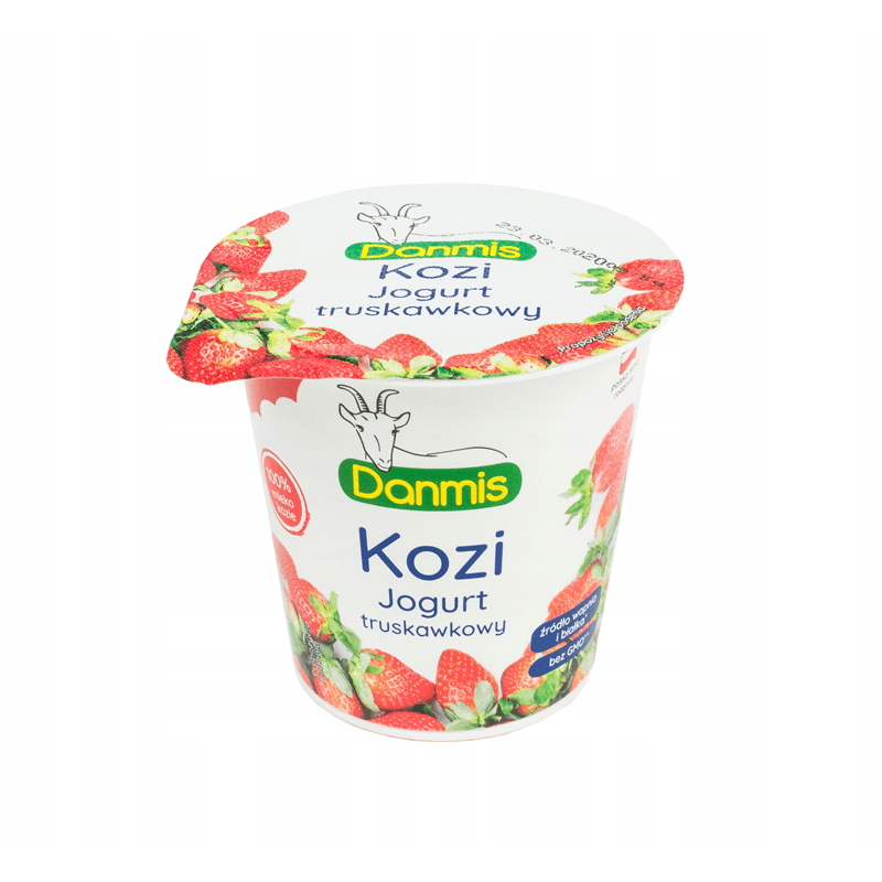 DANMIS Jogurt kozi o smaku truskawkowym 125 g