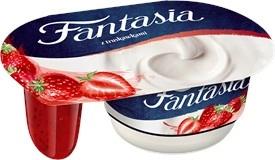 DANONE FANTASIA Jogurt kremowy truskawkowy 118 g
