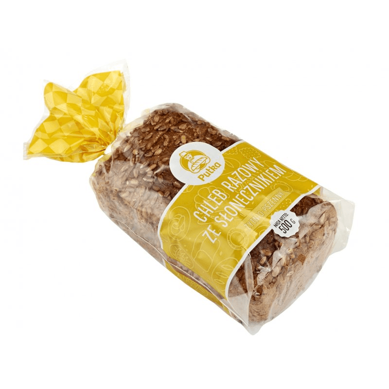 PUTKA Chleb razowy ze słonecznikiem krojony 500 g