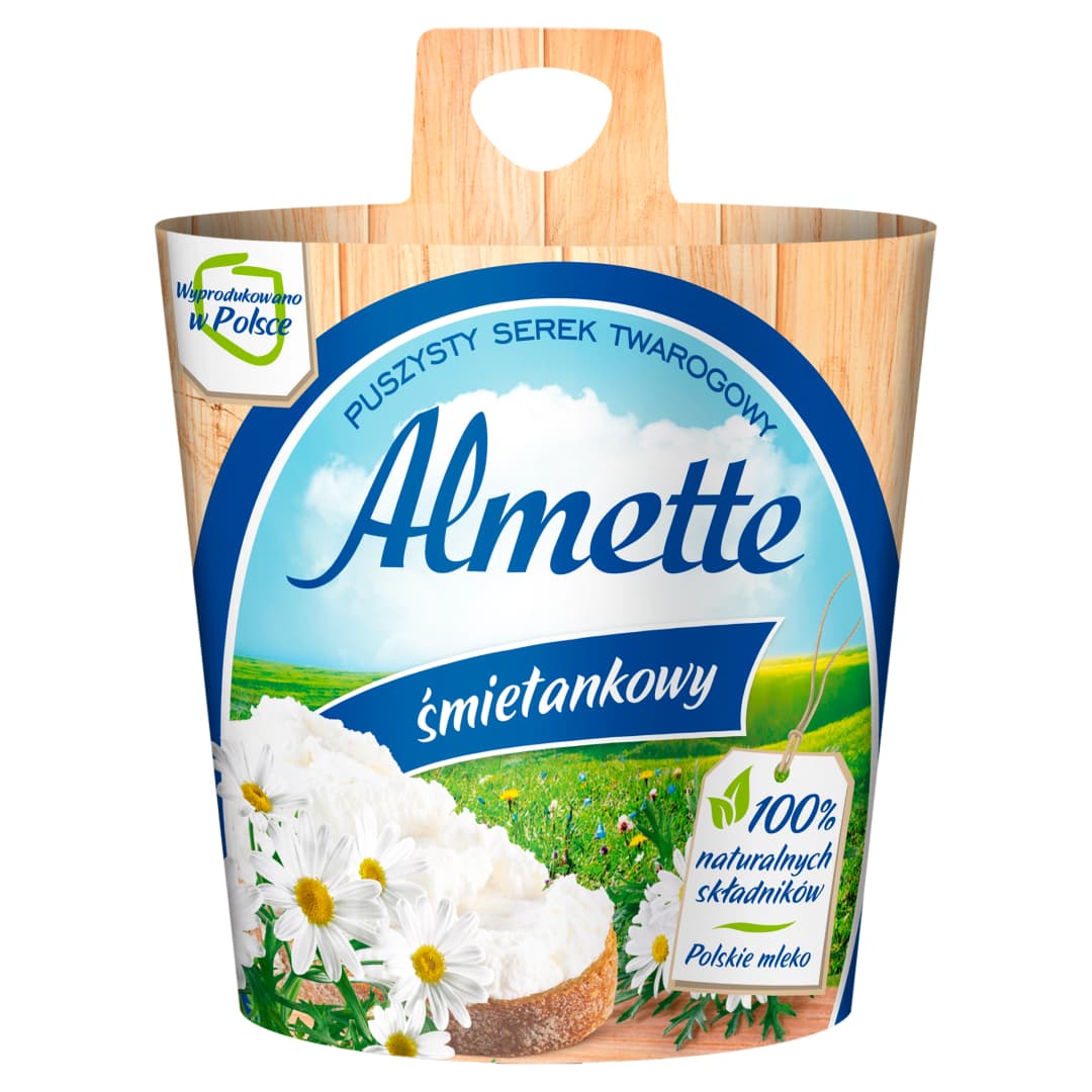ALMETTE Puszysty serek twarogowy śmietankowy 150 g