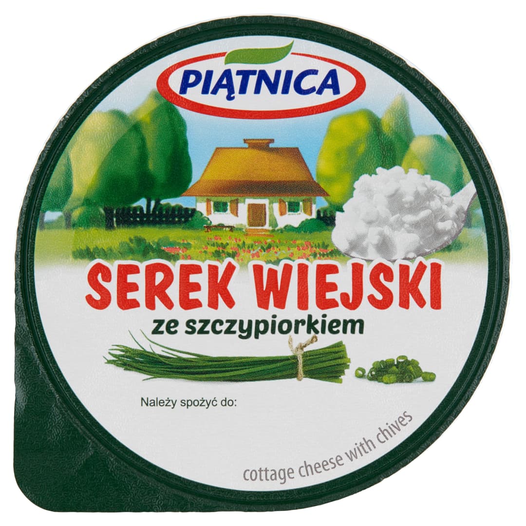 PIĄTNICA Serek Wiejski ze szczypiorkiem 150 g