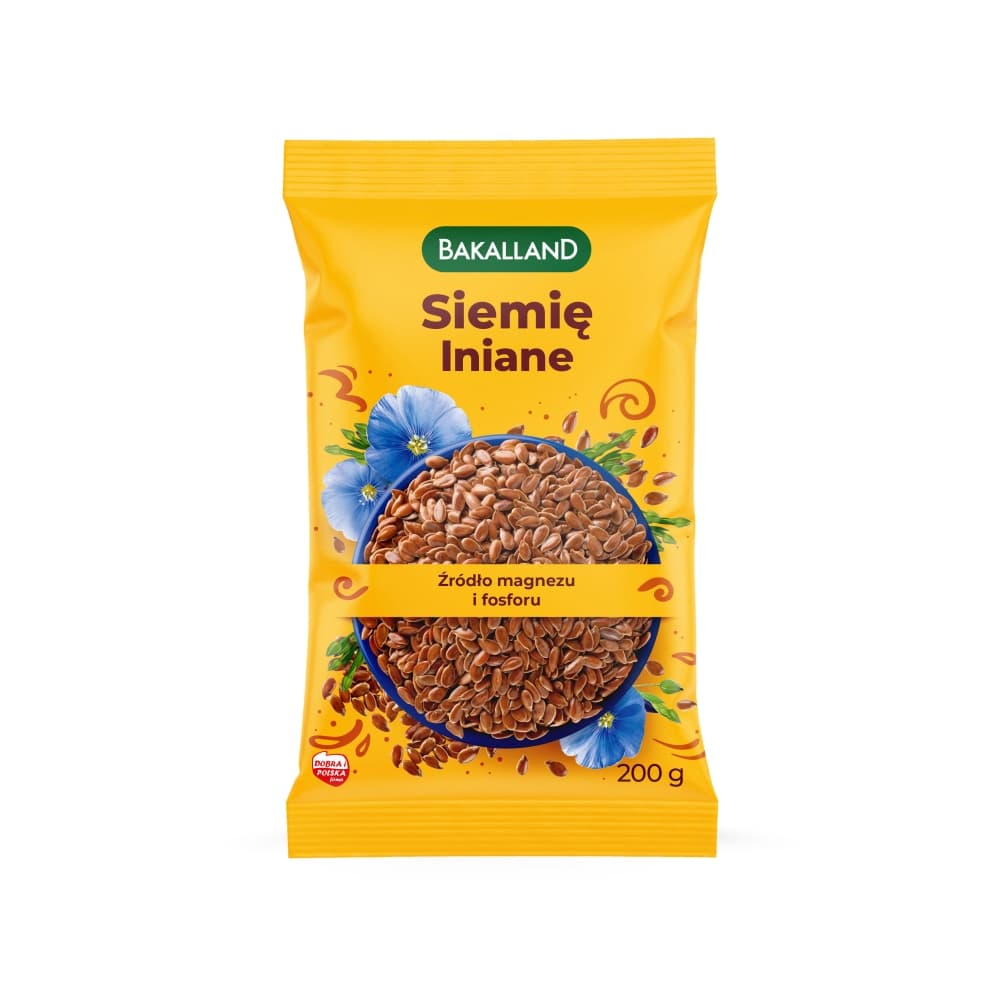 BAKALLAND Siemię lniane 200 g