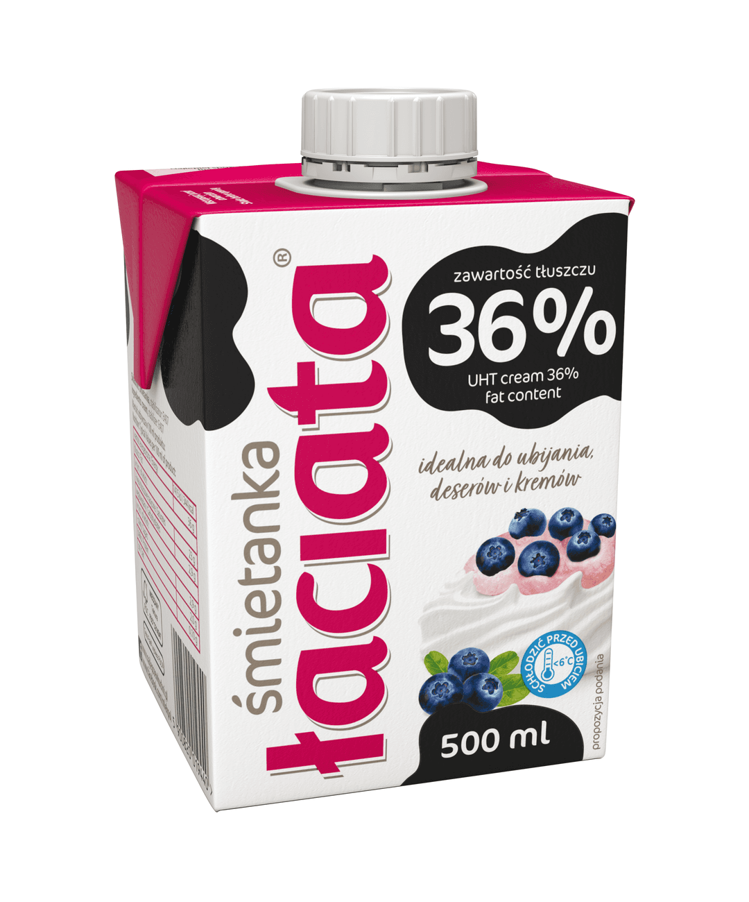 ŁACIATA Śmietanka 36% UHT 500 ml