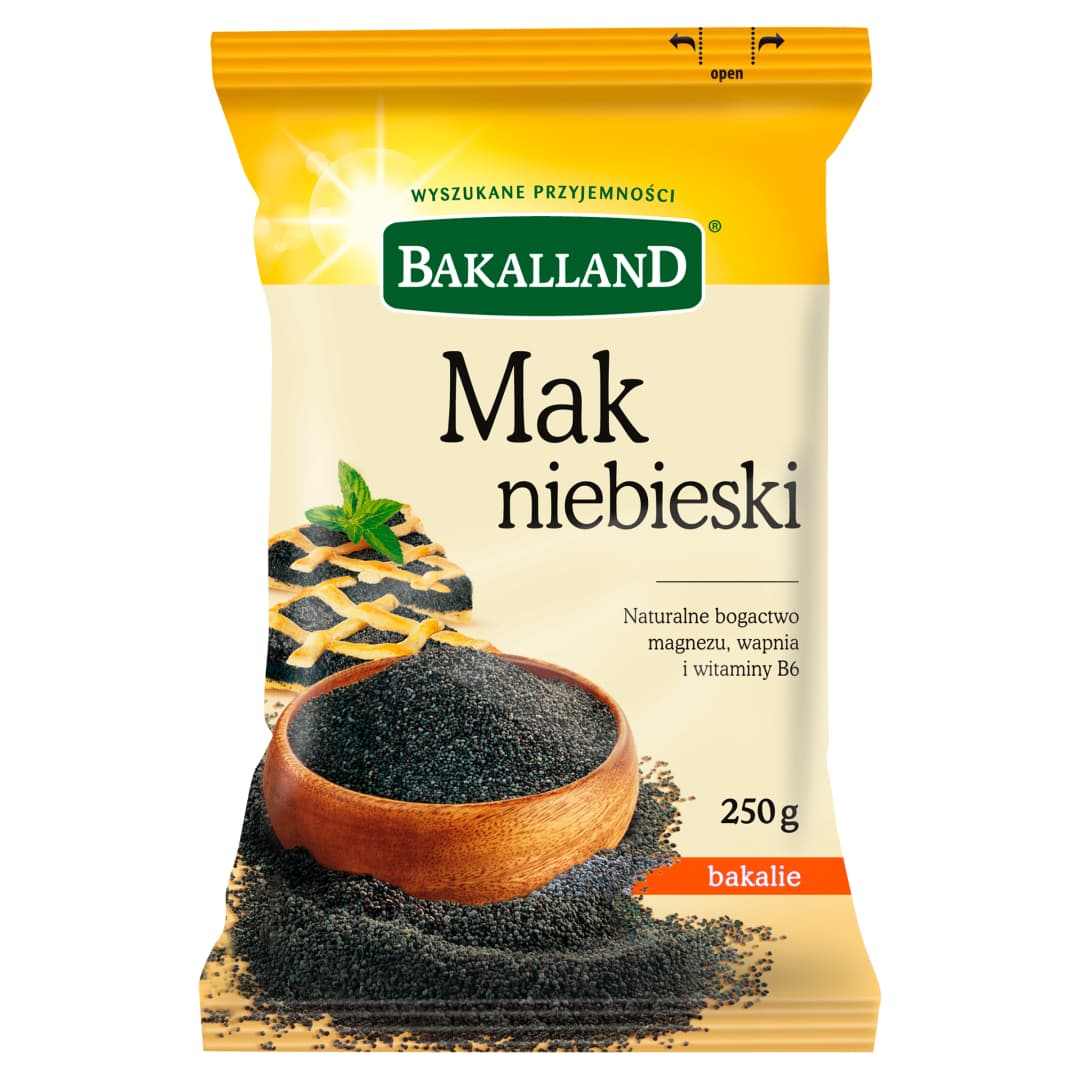 BAKALLAND Mak niebieski 250 g