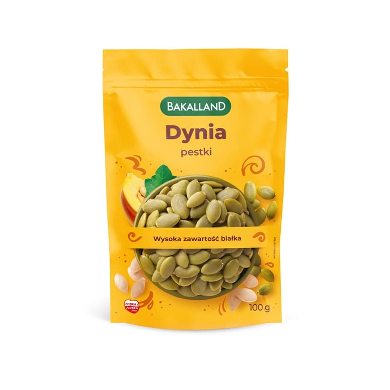 BAKALLAND Pestki dyni łuskane 100 g
