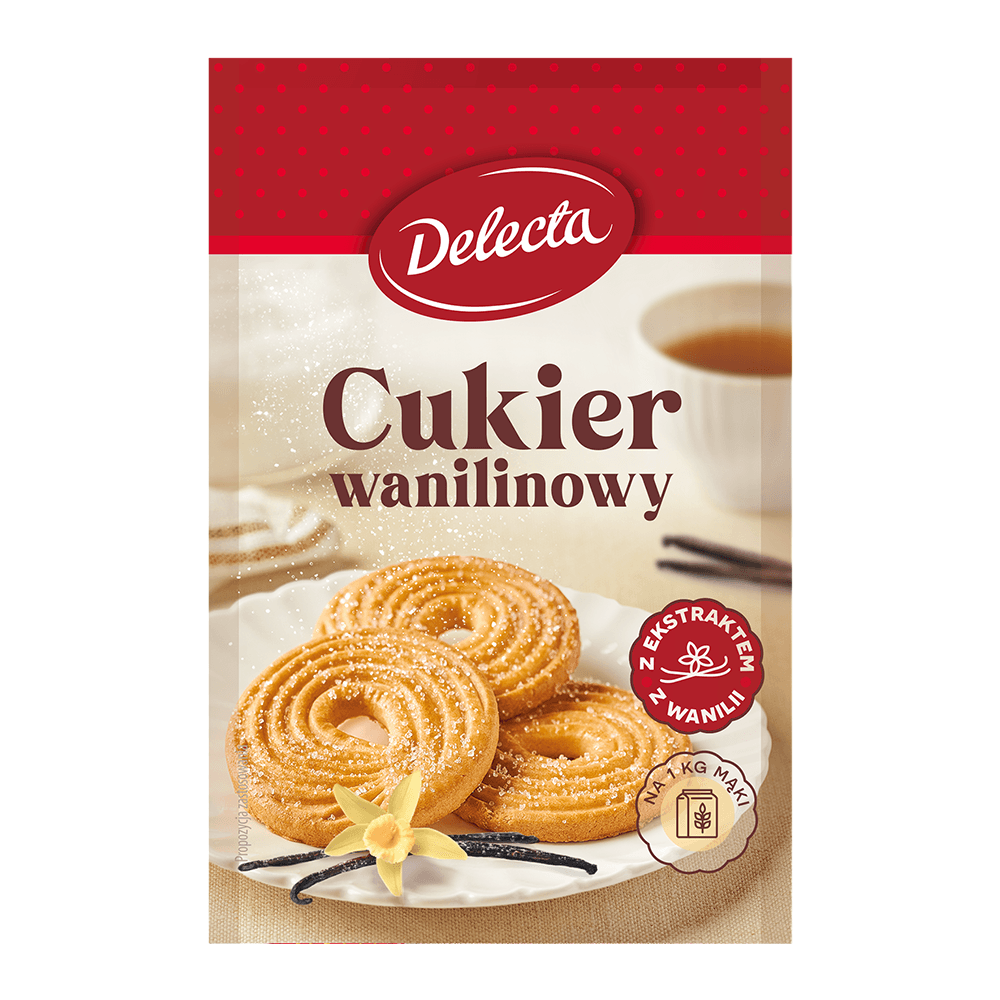 DELECTA Cukier wanilinowy 30 g
