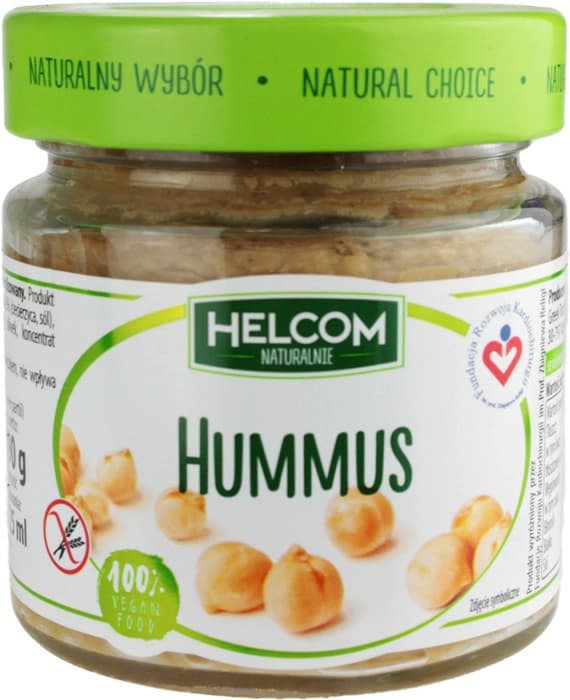 HELCOM Hummus klasyczny bezglutenowy VEGE 190 g