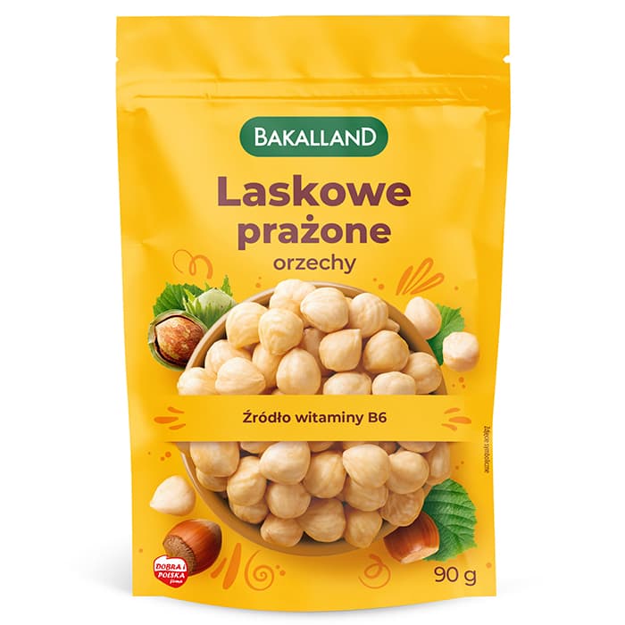 BAKALLAND Orzechy laskowe blanszowane 90 g