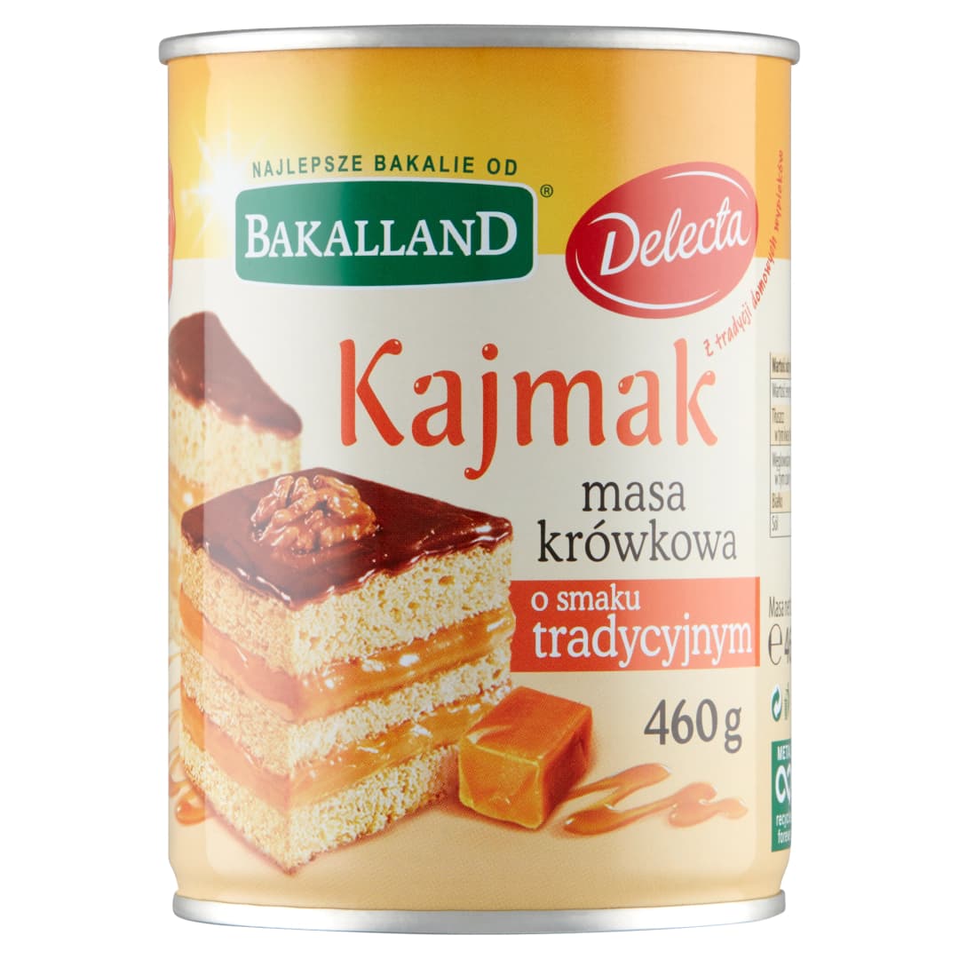 BAKALLAND Masa krówkowa o smaku tradycyjnym 460 g