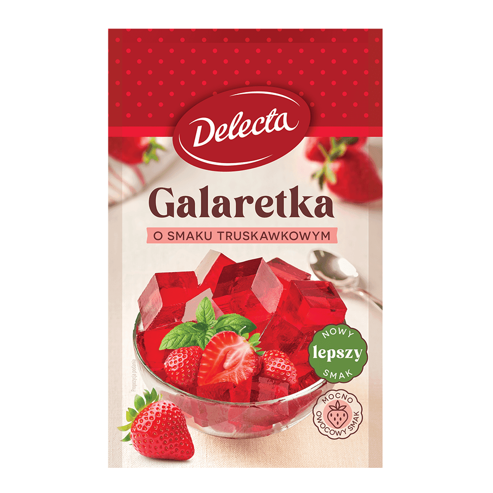 DELECTA Galaretka truskawkowa 75 g