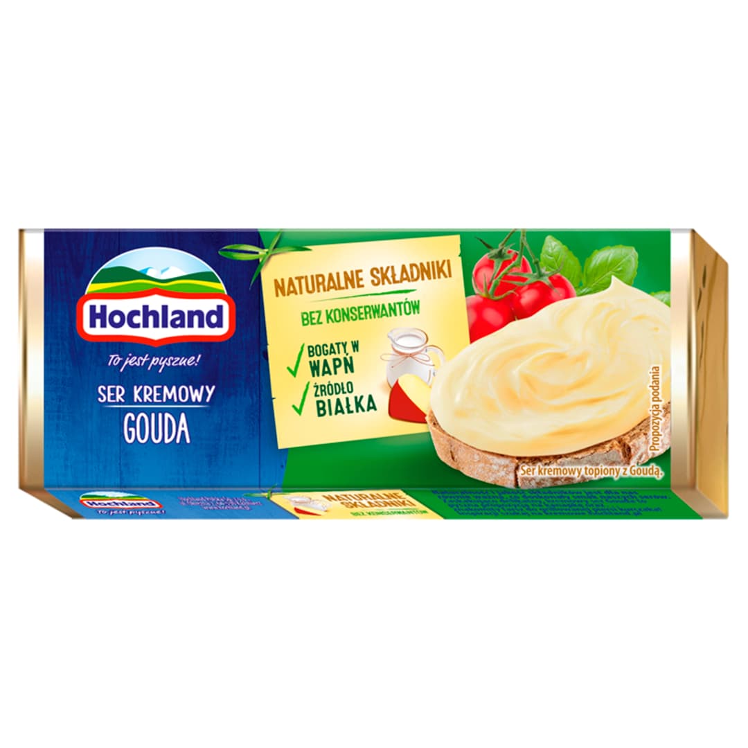 HOCHLAND Ser topiony kremowy Gouda 90 g