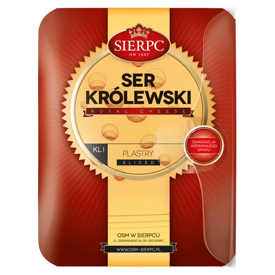SIERPC Ser Królewski w plastrach 135 g