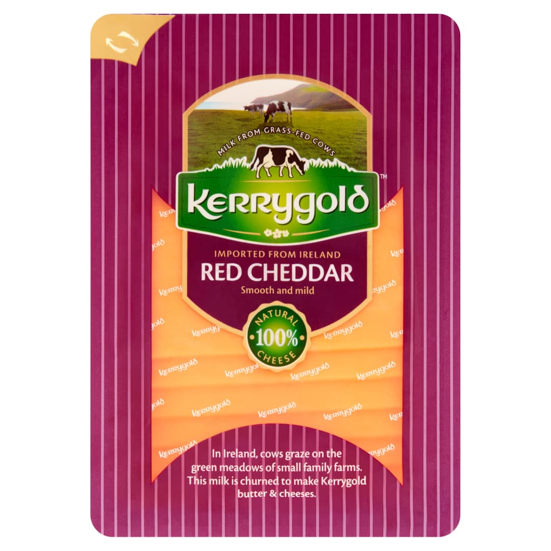 KERRYGOLD Ser Cheddar Red w plastrach 150 g