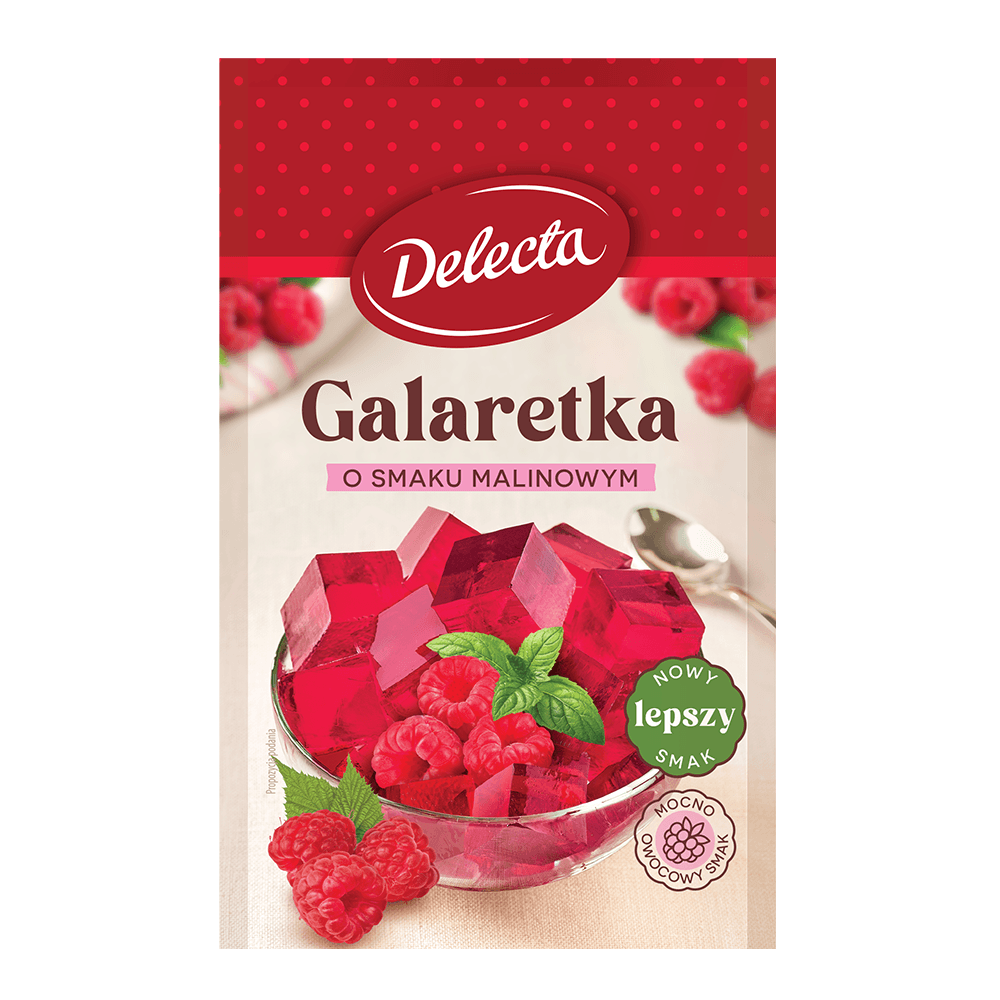 DELECTA Galaretka malinowa 70 g