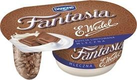 DANONE FANTASIA Jogurt z czekoladą mleczną 104 g