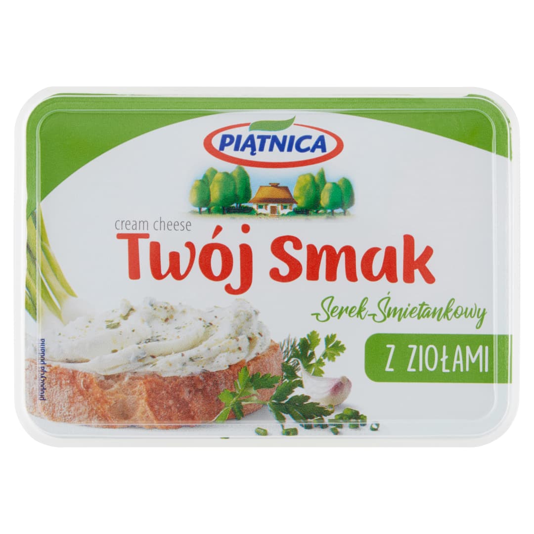 PIĄTNICA TWÓJ SMAK Serek śmietankowy z ziołami 135 g